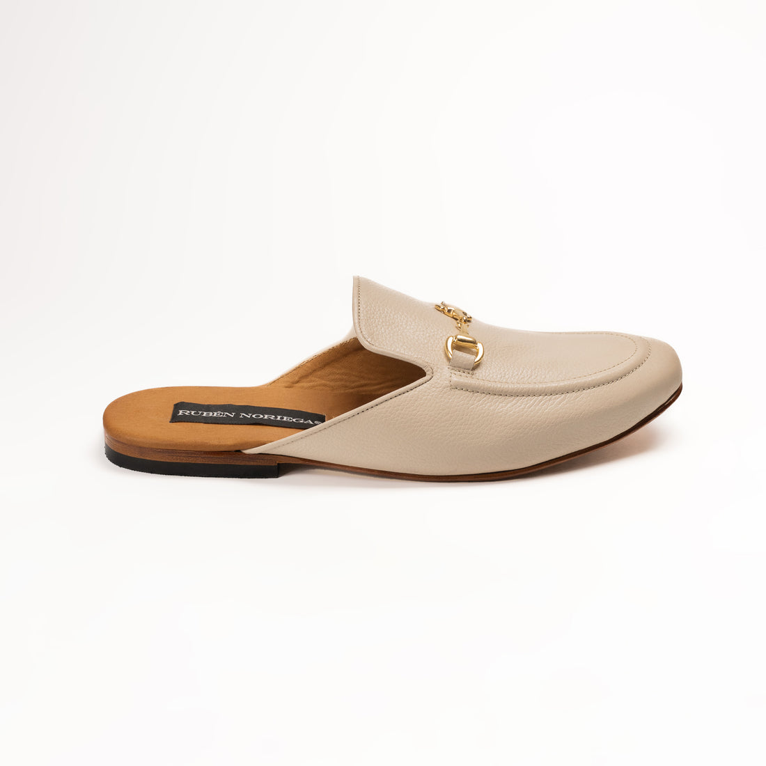 Mules Nobleza Dorada Beige