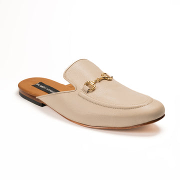 Mules Nobleza Dorada Beige